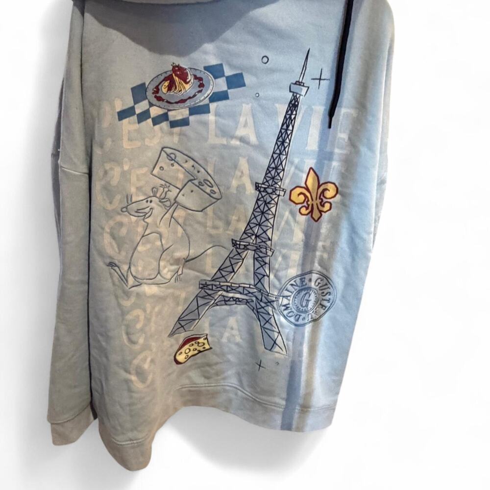 Disney Parks EPCOT Remy's Ratatouille Adventure "C'est la Vie" Zip-Up Hoodie